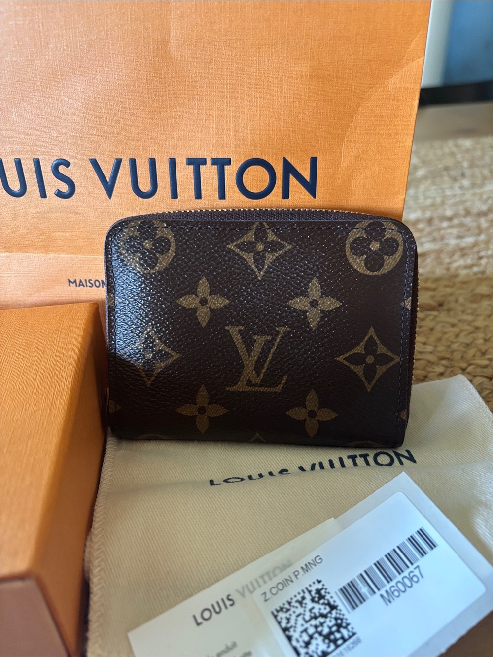 Louis Vuitton Monogram Compact Zippy Coin Purse - Brown/Gold